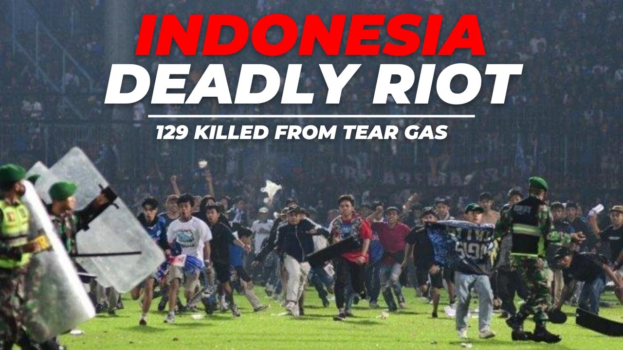 INDONESIAN FOOTBALL RIOT: 129 KILLED IN STAMPEDE IN KANJURUHAN - YouTube