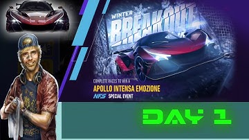 Need For Speed No Limits Apollo Intensa Emozione BREAKOUT Day 1