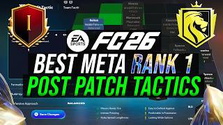 Best META Rank 1 Custom Tactics *Post Patch* - FC 26