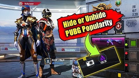 How to Hide Popularity in PUBG Mobile | PUBG mein popularity hide kaise kare | Team Prince Gaming
