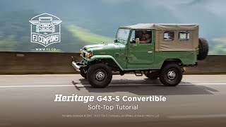 Heritage G43-S Convertible - Soft Top Tutorial screenshot 5