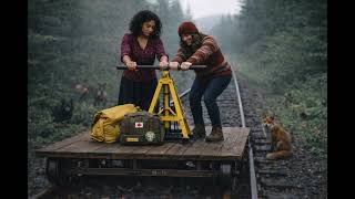 we found ourselves a handcar