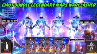 EMOT BUNDLE LEGENDARY 2JT MARS WARCLASHER DI TRAINING😱 GIMANA REAKSI WARGA TRAINING😍❓