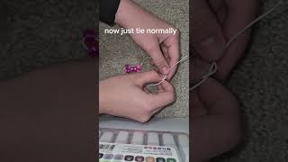 KANDI BONE TUTORIAL :33 #friendshipbracelet #art #kidcore #kandi #alternative