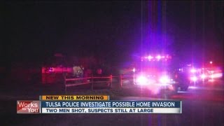 Suspects sought after north Tulsa home invasion, shooting