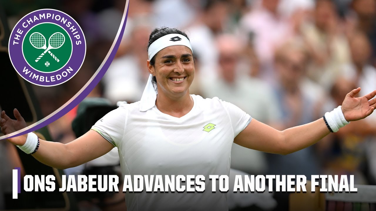 Ons Jabeur advances to second-straight Wimbledon final in a 3-set THRILLER 🤯🎾🏆 Wimbledon on ESPN