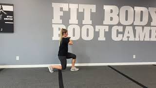 Contralateral Forward Walking Lunge