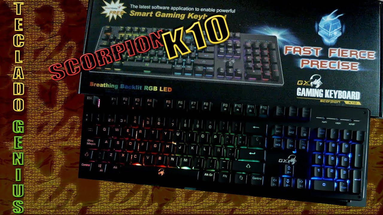 Unboxing Teclado/Keyboard Genius Scorpion K10