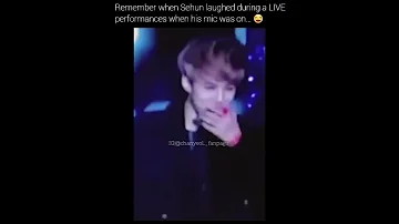 EXO Members Reaction When Sehun Laughed During Their Live Performance 