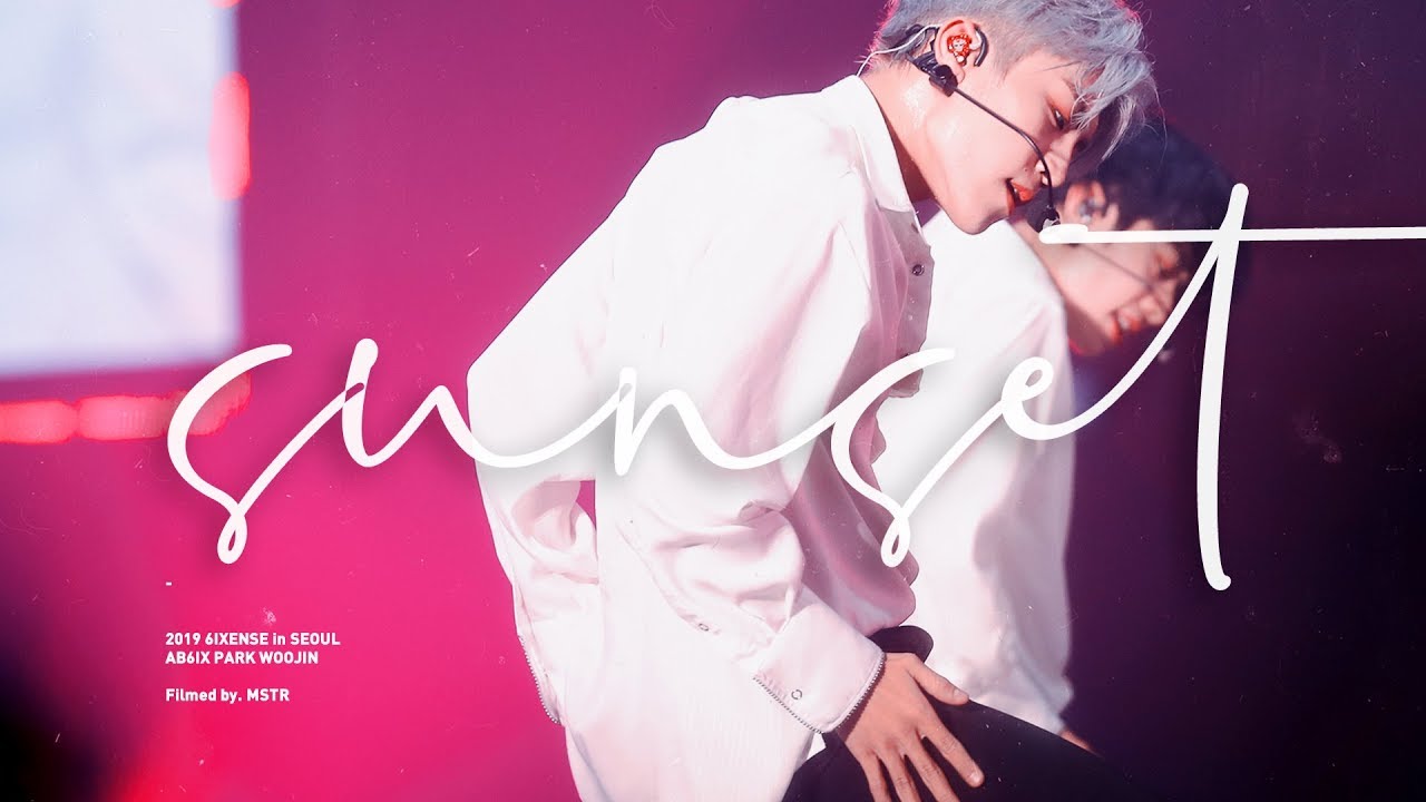 [4k직캠] 191109-10 AB6IX 1st WT 6IXENSE in seoul 박우진 SUNSET parkwoojin focus.