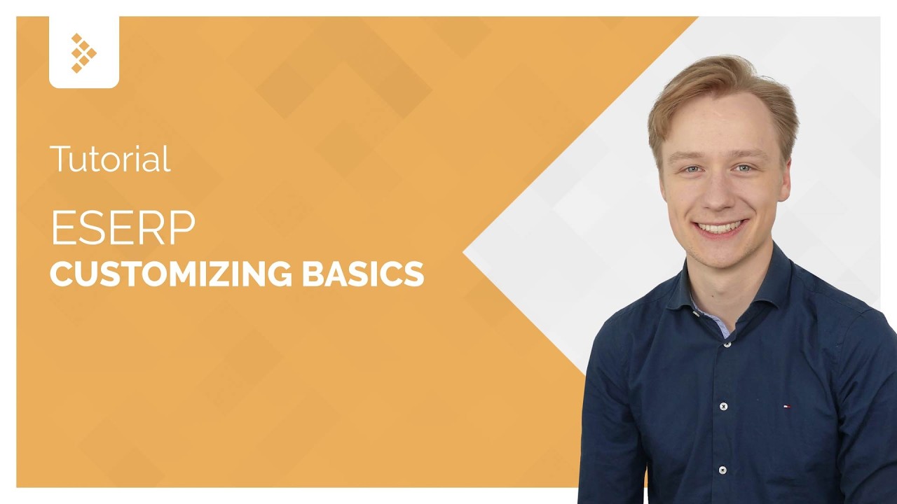ES2000-Tutorial ESERP: Customizing Basics - YouTube
