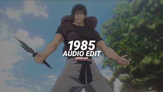 1985 - Boburnham Edit Audio