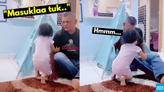 Viral Atuk Pasrah Je Bila Cucu Suruh Masuk Khemah.