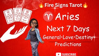 🔮✨Aries-Next 7 Days General•Love•Destiny💫 Don't Limit Yourself.👩‍💻
