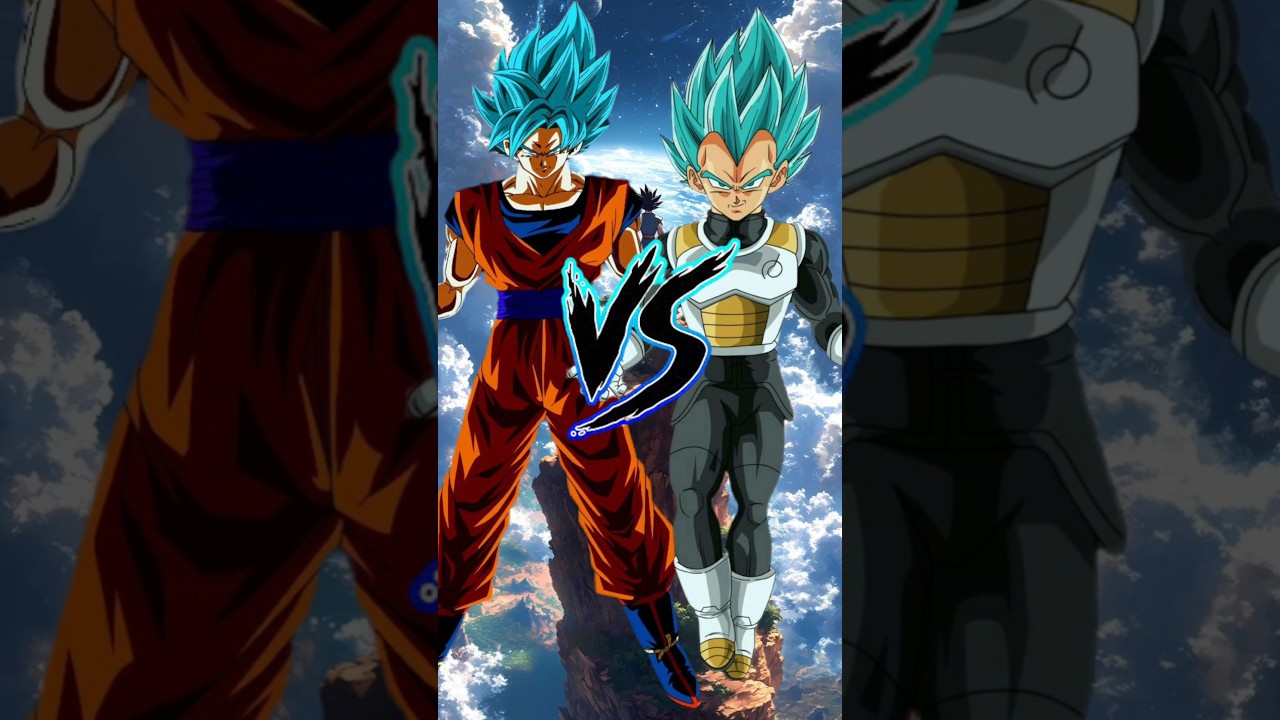 Epic Goku vs Vegeta: Super Saiyan Blue Showdown