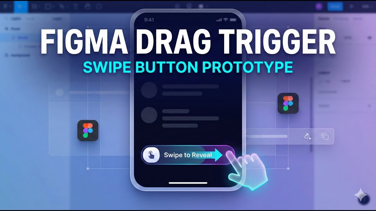 Figma Drag Trigger Explained | Create Swipe Button Prototype Step-by ...