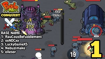 Pickle Pete Conquest Gameplay Part 1 - Pickle Pete: Survivor | Conquest Raid