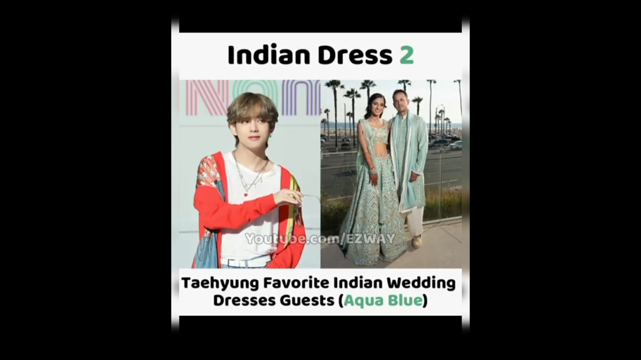BTS members favourite Indian wedding dress 