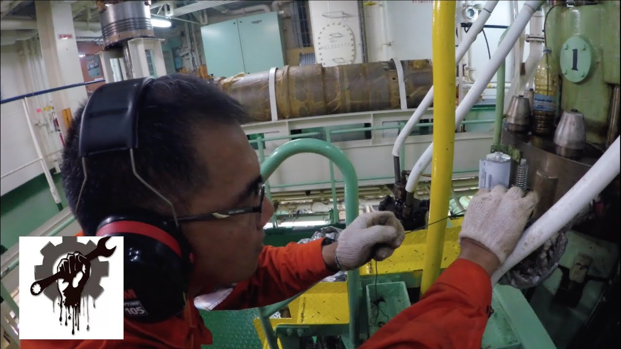 2-ой механик учится индицировать главный/ВИДЕОДНЕВНИК VLOG№46