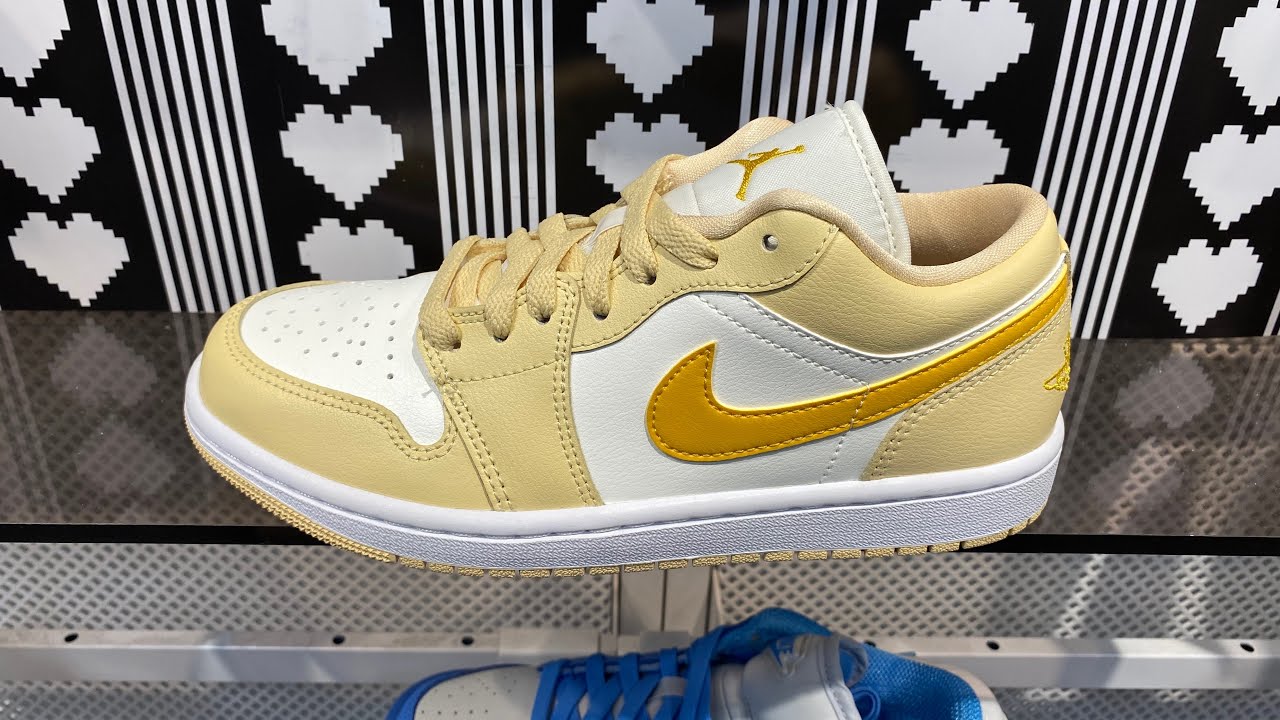 ★ナイキ★(W) Jordan 1 Low★Sail Yellow Ochre Air Jordan 1 Low (Sail/Pale Vanilla/White/Yellow Ochre