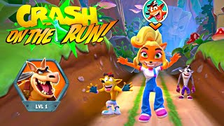 Crash Bandicoot: On the Run! Survival Runs + Dingodile's gang