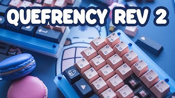 Quefrency Rev 2 Split Keyboard Build + IFK Comfy Keyset