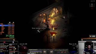 WORLD RECORD RUN | Diablo 2 - HELL HARDCORE BARBARIAN SPEEDRUN !llamarpg