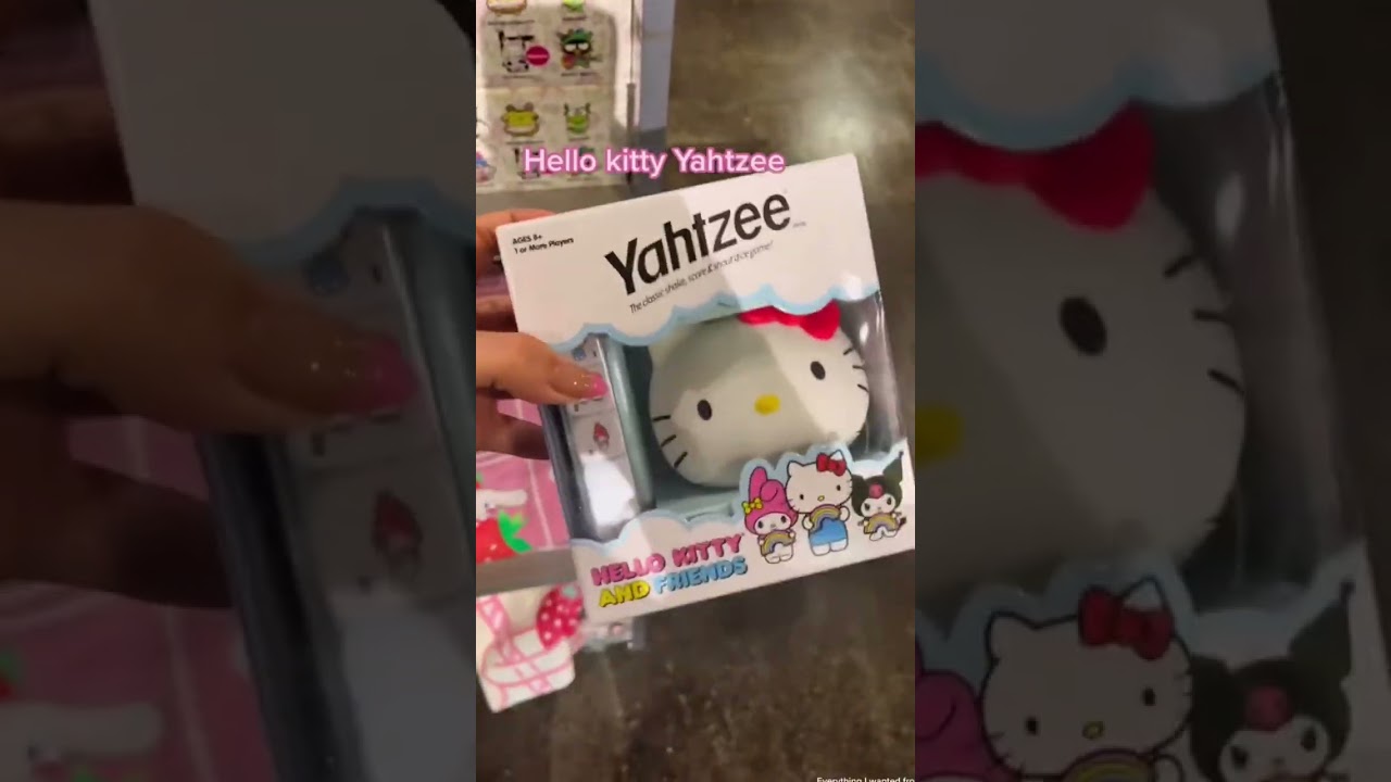 Hello Kitty And Friends Yahtzee Game Hot Topic Exclusive