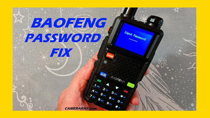 Baofeng Password Input To Unlock 5RM K5 Plus UV-22 UV-17