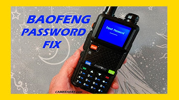 Baofeng Password Input To Unlock 5RM K5 Plus UV-22 UV-17
