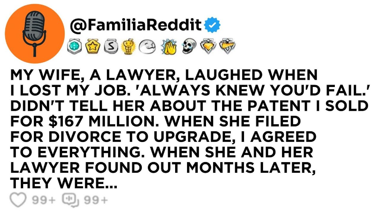 MY WIFE, A LAWYER, LAUGHED WHEN I LOST MY JOB. 'ALWAYS KNEW YOU'D FAIL.' DIDN'T TELL HER ABOUT...