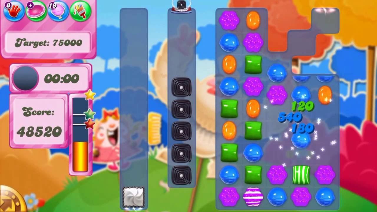 Candy Crush Saga Level 1694 No boosters Less then 2 minutes (Played on