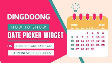 How To Show Date Picker Widget on Product Page, Cart Page - DingDoong: Delivery & Pickup
