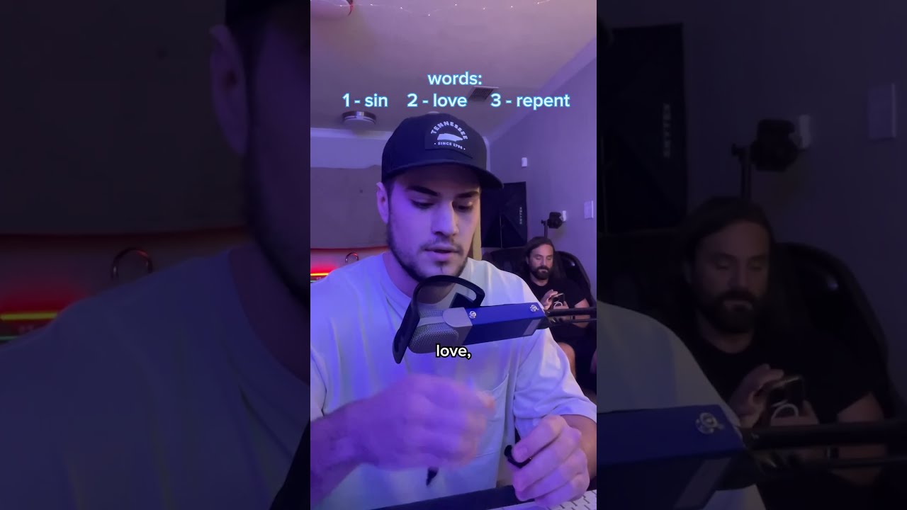 Freestyling using… bible words? 🤨