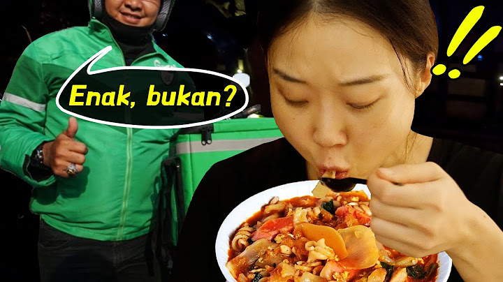 Keinginan teman Korea yg pertama kali datang ke Indonesia: Pesan seblak!