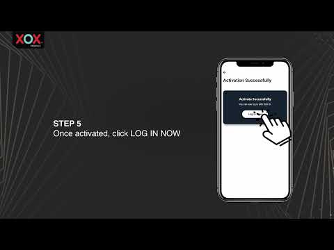 XOX BLACK App - XOX ID Log In Steps