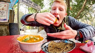 Stuffing my face with Shahi Paneer at Delhi's most famous Dhaba 🇮🇳