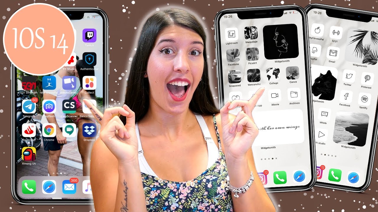 PERSONALIZA TU IPHONE | TIPS *aesthetic homescreen* - YouTube