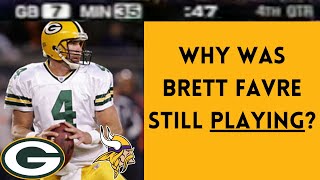 The DUMBEST GAME of Brett Favre's CAREER | Packers @ Vikings (2001)