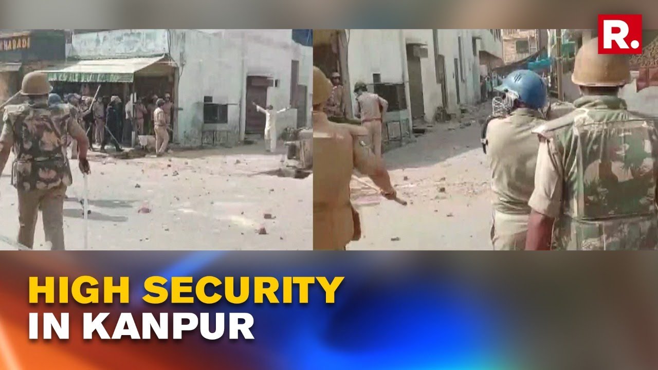 Kanpur: Heavy Police Deployment; 8 Drone Cameras Installed, Rapid Action Forces Remain on Standby