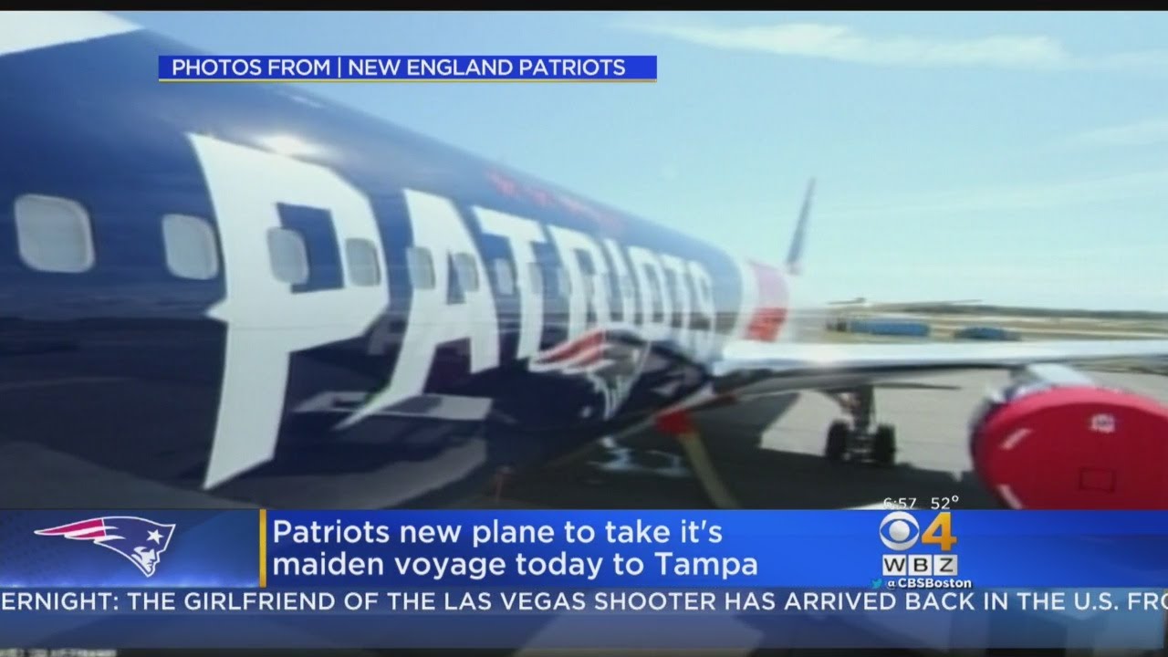 Brand New Patriots Plane Ready For First Trip YouTube