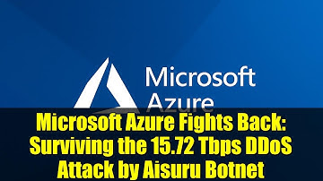 Microsoft Azure Fights Back: Surviving the 15.72 Tbps DDoS Attack by Aisuru Botnet