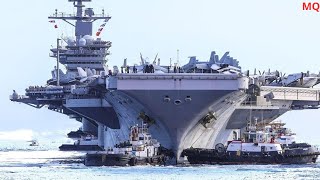 Extreme Rudder Tests: The Power of Nimitz-class Supercarriers