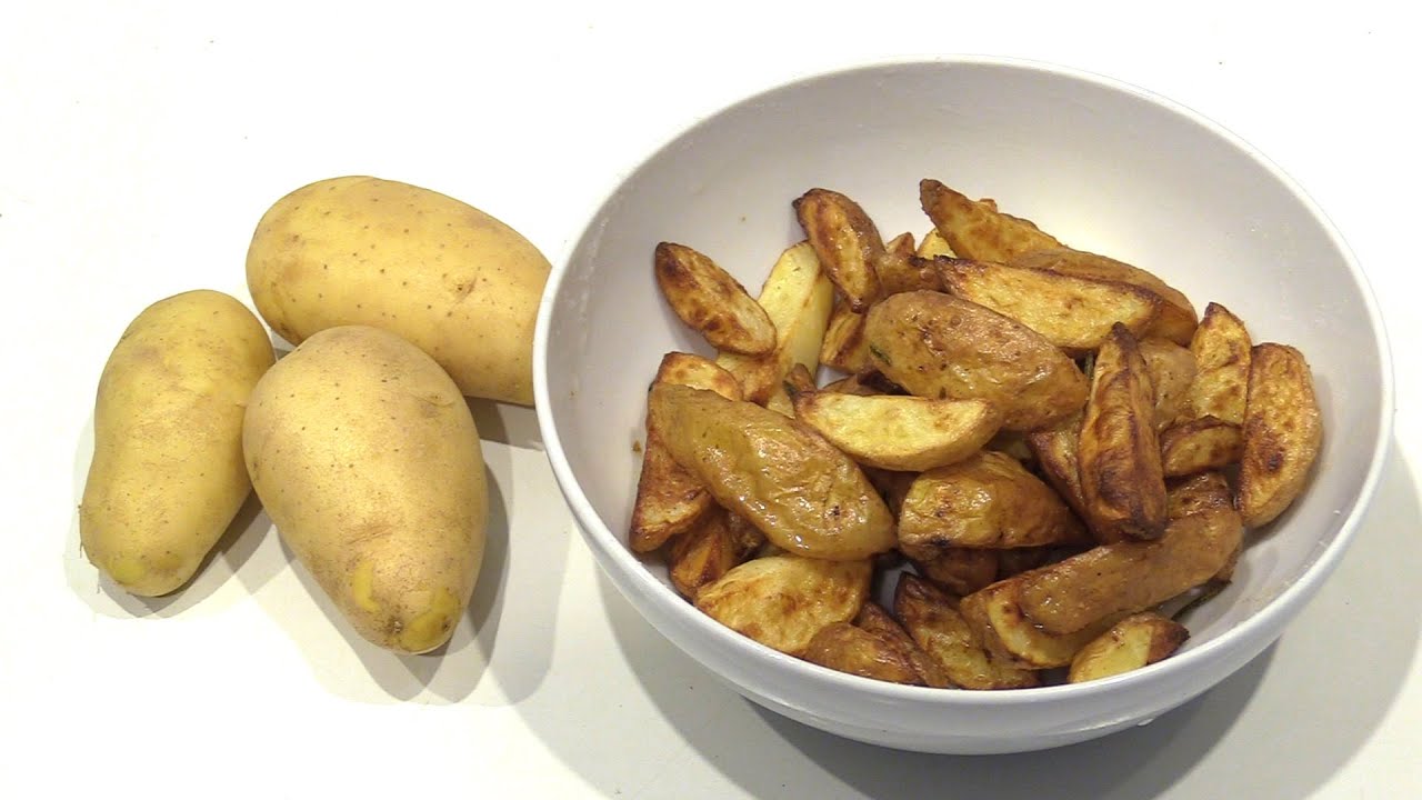 Rosmarin Kartoffelspalten. Schritt für Schritt mit Rezept. - YouTube