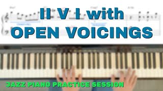 II V I with Open Voicings