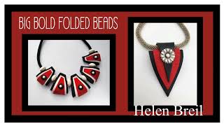 Big Bold Folded Beads Class Promo
