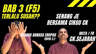 Cikgu CK - Sejarah Ting 5 (Bab 3)