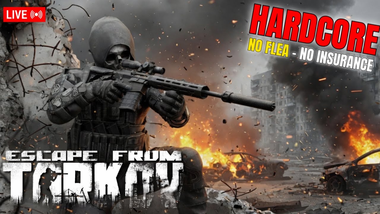 🔴 Escape From Tarkov 1.0 LIVE – Hardcore Challenge (No Flea, No Insurance) | Prestige 2 Tonight
