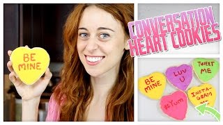 DIY Conversation Heart Sugar Cookies! - Do It, Gurl