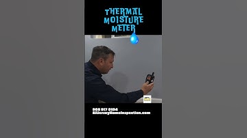 John from All Jersey Home Inspection uses a thermal moisture meter to find hidden water damage.